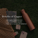 Copper Bottle | 7 Chakra Engraved | 1 Litre