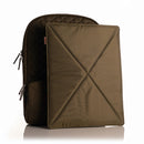 Canvas Laptop Backpack | Criss Cross Pattern | Green