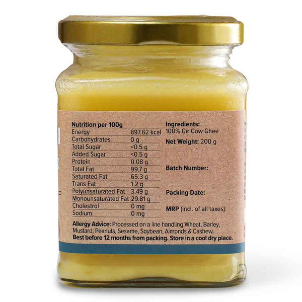 A2 Cow Ghee | Gir Cow Ghee | 200 ml