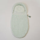 Gifts for Newborn Baby | Swaddling Sheet & Blanket | Cap Mittens Booties Set | Sleeping Bag | Green & Beige | Set of 6.