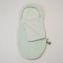 Gifts for Newborn Baby | Swaddling Sheet & Blanket | Cap Mittens Booties Set | Sleeping Bag | Green & Beige | Set of 6.