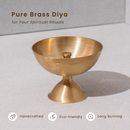 Handcrafted Brass Diya | Akhand Diya | Pooja Accessories