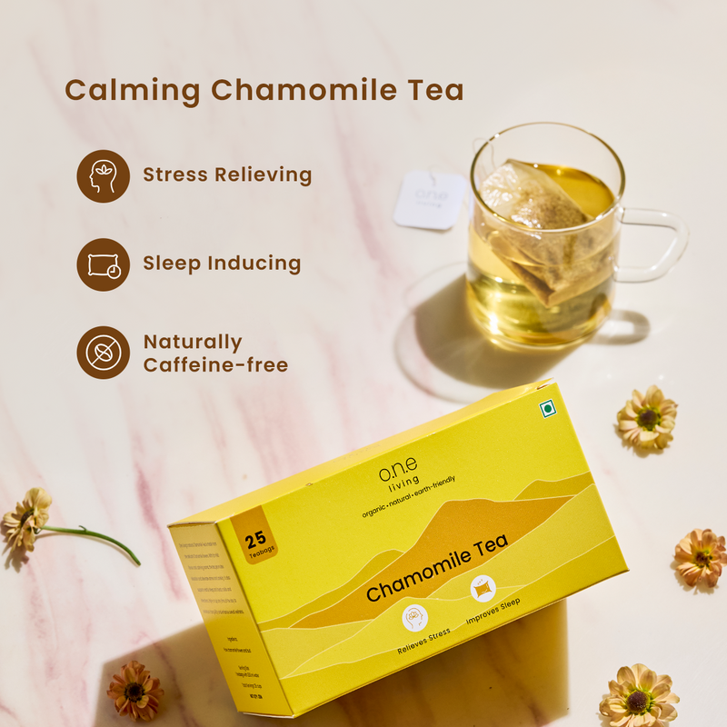 Chamomile Tea | 25 Tea Bags | Relieves Stress