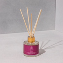 Rose Reed Diffuser & Brass Candle | Set of 2 | Aromatherapy Gift Box | Diwali Gift Hamper