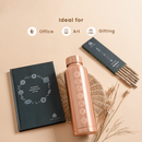 Copper Bottle with Diary & Plantable Pens Set | Ideal for Office