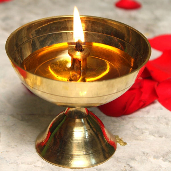 Brass Akhand Diya | Regular