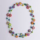 Wooden Beaded Thread Necklace | Multicolour