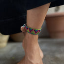 Cotton Thread Anklet | Multicolour