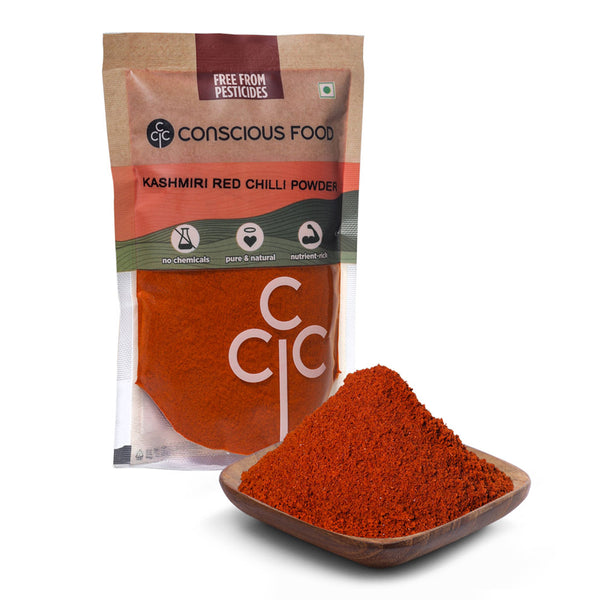 Natural Kashmiri Red Chilli Powder, 100 g | Pack of 2