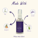 Aromatic Pillow Mist | Restful Sleep | Lavender & Sage | 50 ml