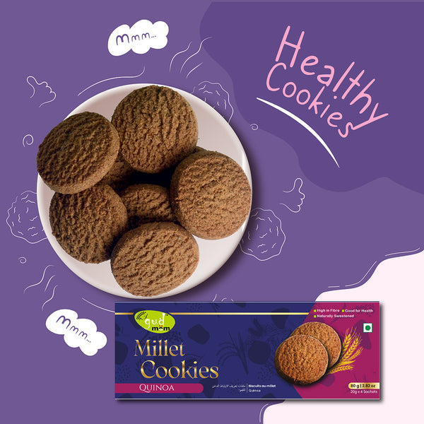 Cookies | Quinoa Millet | High In Protein | 80 g