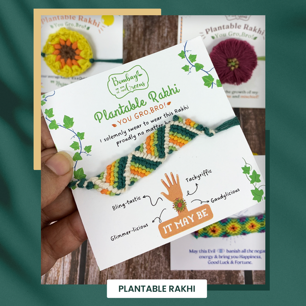 Plantable Seeds Rakhi Set for Brother | Zig Zag