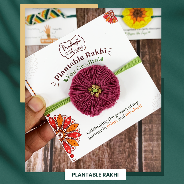 Plantable Seeds Rakhi Set for Brother | Blooming Flower