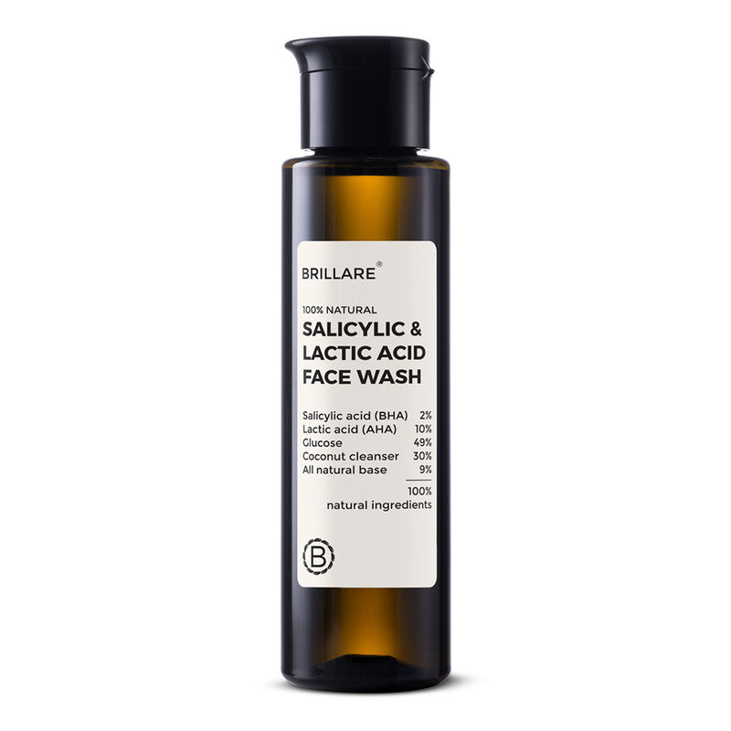 Face Wash | Salicylic & Lactic Acid | Deeply Purifies the Skin Pores | 100 ml