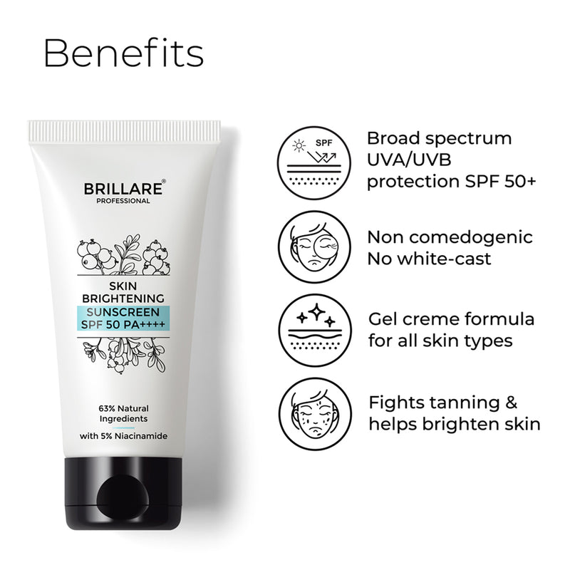 Skin Brightening Sunscreen | SPF50 With Niacinamide | 50 g