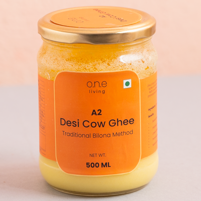 A2 Desi Cow Ghee | 500ml | Traditional Bilona Method