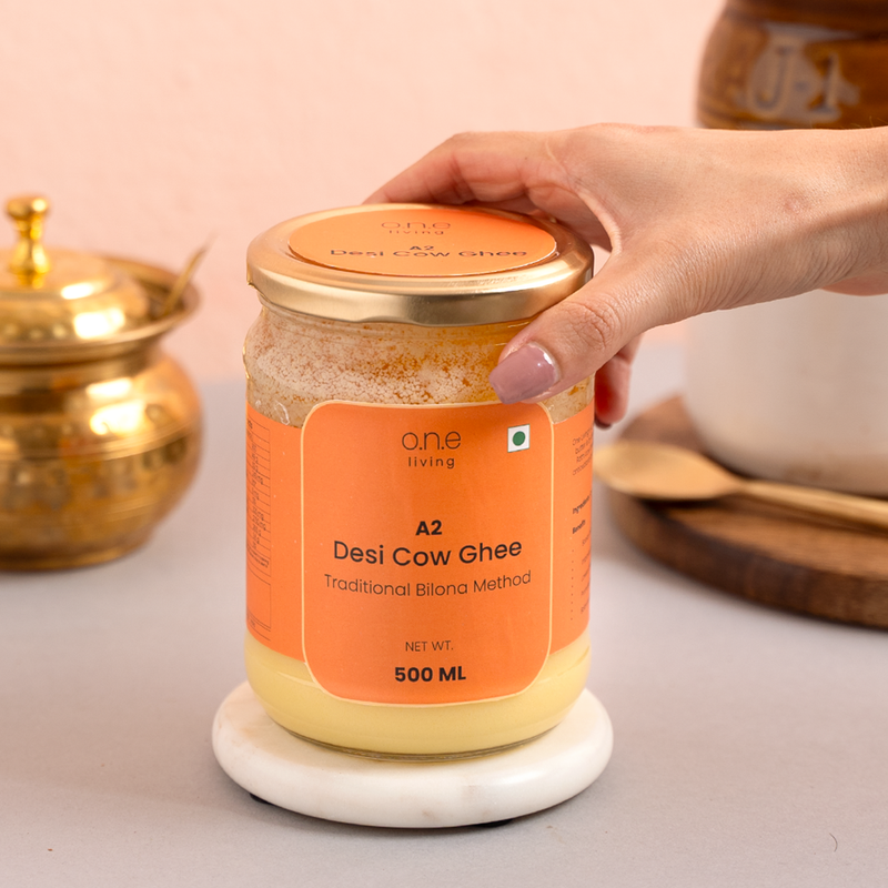 A2 Desi Cow Ghee | 500ml | Traditional Bilona Method