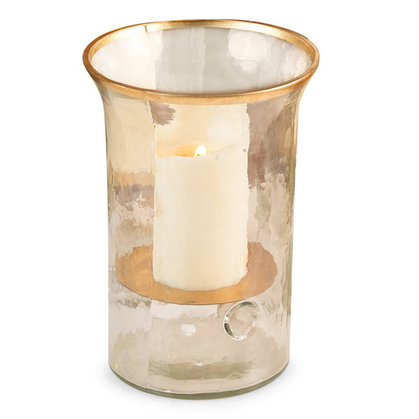 Glass Candle Holder | Triple Extra Large | Transparent