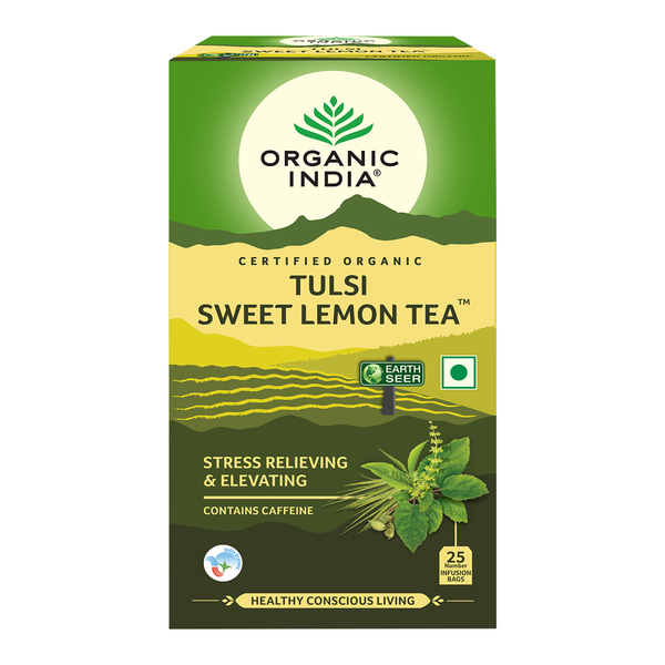 Organic India Tulsi Sweet Lemon | 25 Tea Bags
