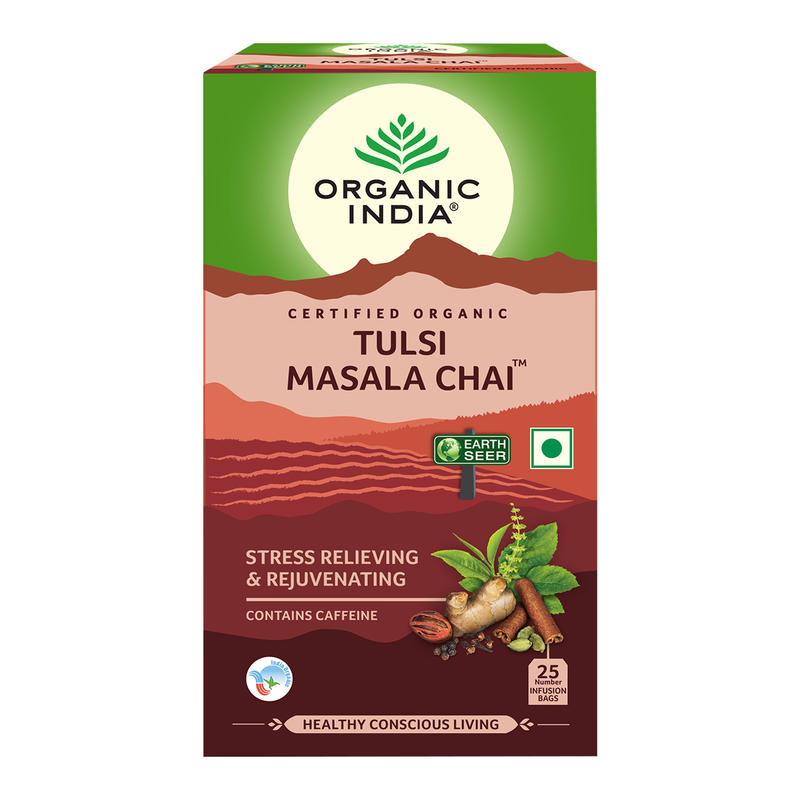 Organic India Tulsi Masala Chai | 25 Tea Bags