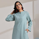 Women Kurta Set | Plant Based Fabric | Tunic & Pant | Sage