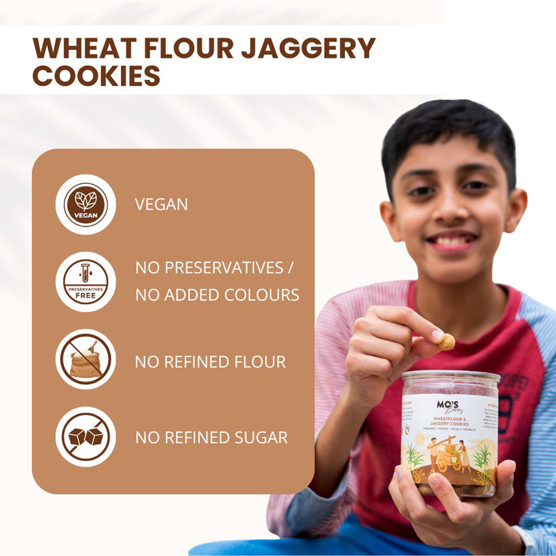 Cookies | Wheatflour & Jaggery | Organic | 200 g