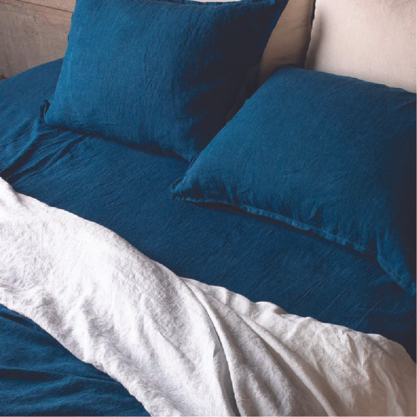 Linen Pillow Covers | Indigo Blue | Set of 2