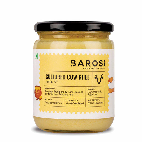 Pure Cow Ghee | Cultured | 500 ml