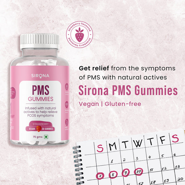 Gummies for Women | PMS support | Strawberry | 30 Gummies