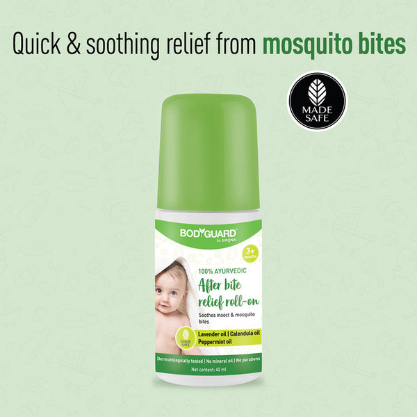 Bodyguard After Bite Roll On | Rashes & Mosquito Bites | 40 ml | Pack of 3