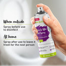 PeeBuddy Toilet Seat Sanitizer Spray | Lavender | Before and After Toilet Spray | 70 ml | Pack of 2