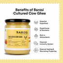 Pure Cow Ghee | Cultured | 500 ml | Pack of 2