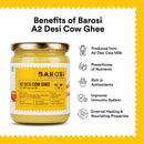 A2 Cow Ghee | Rich in Omega - 6 | 500 ml | Pack of 2