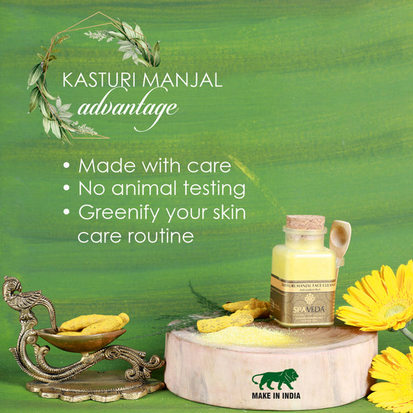 Natural Kasturi Manjal Face Cleanser | 75 g