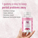 Gummies for Women | PMS support | Strawberry | 30 Gummies