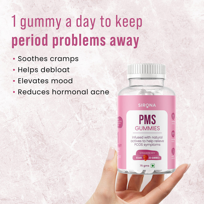 Gummies for Women | PMS support | Strawberry | 30 Gummies