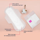 Rash Free Sanitary Pads for Women | Cottony Soft | XL Size | 30 Pads