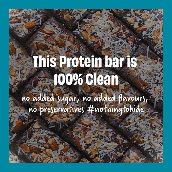 Protein Bars | Coconut Cocoa | Pack of 6 (6 x 52g) | No Added Sugar