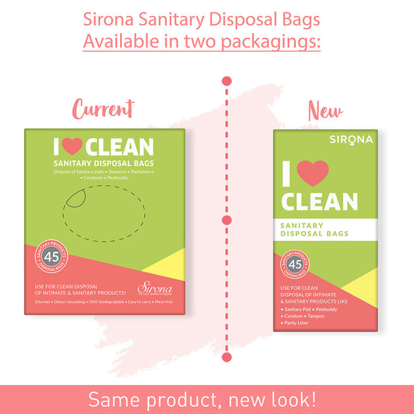 Sanitary and Diapers Disposal Bag | 45 Bags