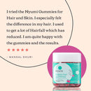 Nyumi Hair Gummies | Reduces Hairfall & Delays Greying | 50 Gummies