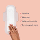 Rash Free Sanitary Pads for Women | Cottony Soft | XL Size | 30 Pads