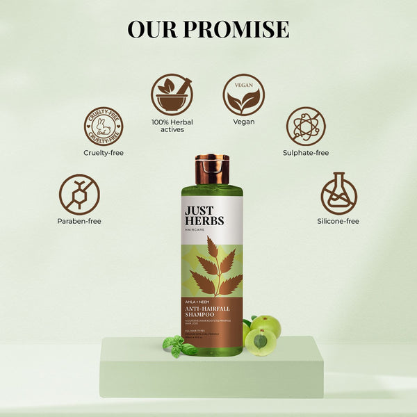 Neem Shampoo | 8 in 1 Root Nourishing Amla | 200 ml | Anti - Hairfall