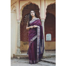 Festive Wear | Maheshwari Cotton Silk Saree | Purple