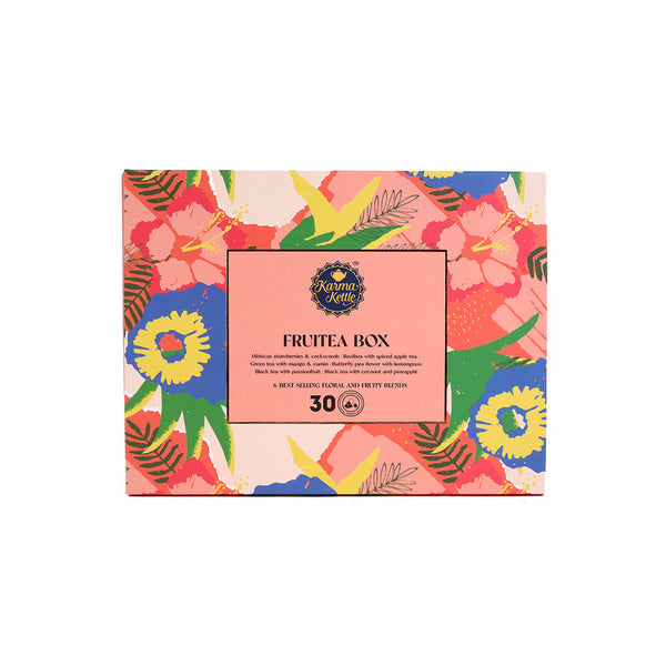 Fruitea Gift Box | 30 Pyramid Teabags.