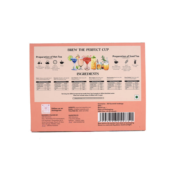 Fruitea Gift Box | 30 Pyramid Teabags.