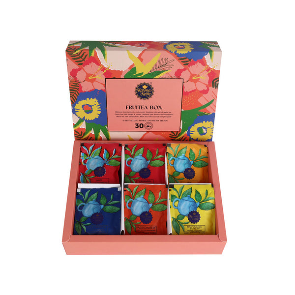 Fruitea Gift Box | 30 Pyramid Teabags