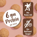 Savoury Protein Mini Cookies Biscuits | Butter Garlic + Indian Masala) Cookies | 150 g | Pack of 2