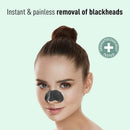 Natural Charcoal Nose Strips for Women | Removes Blackheads & Whiteheads | 4 Strips | Pack of 2