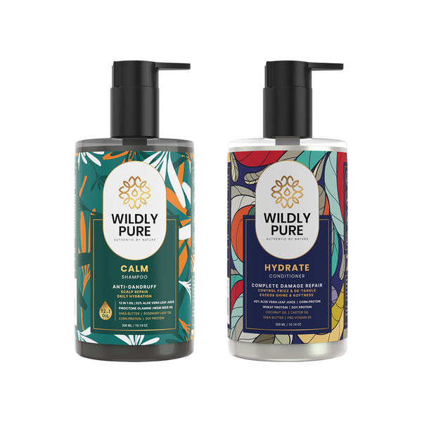 Anti Dandruff Shampoo & Conditioner Combo | 300 ml x 2