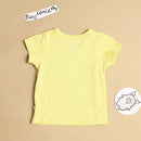 Organic Cotton T-Shirt for Baby | Yellow